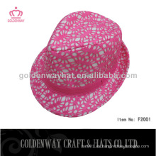 Sombreros rosados ​​del sombrero de copa para el sombr